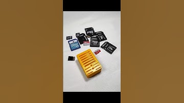 I 3D Printed My Own SD Cards Case #shorts #3dprinting #3d #relaxing #stressrelief #case #sd #cards