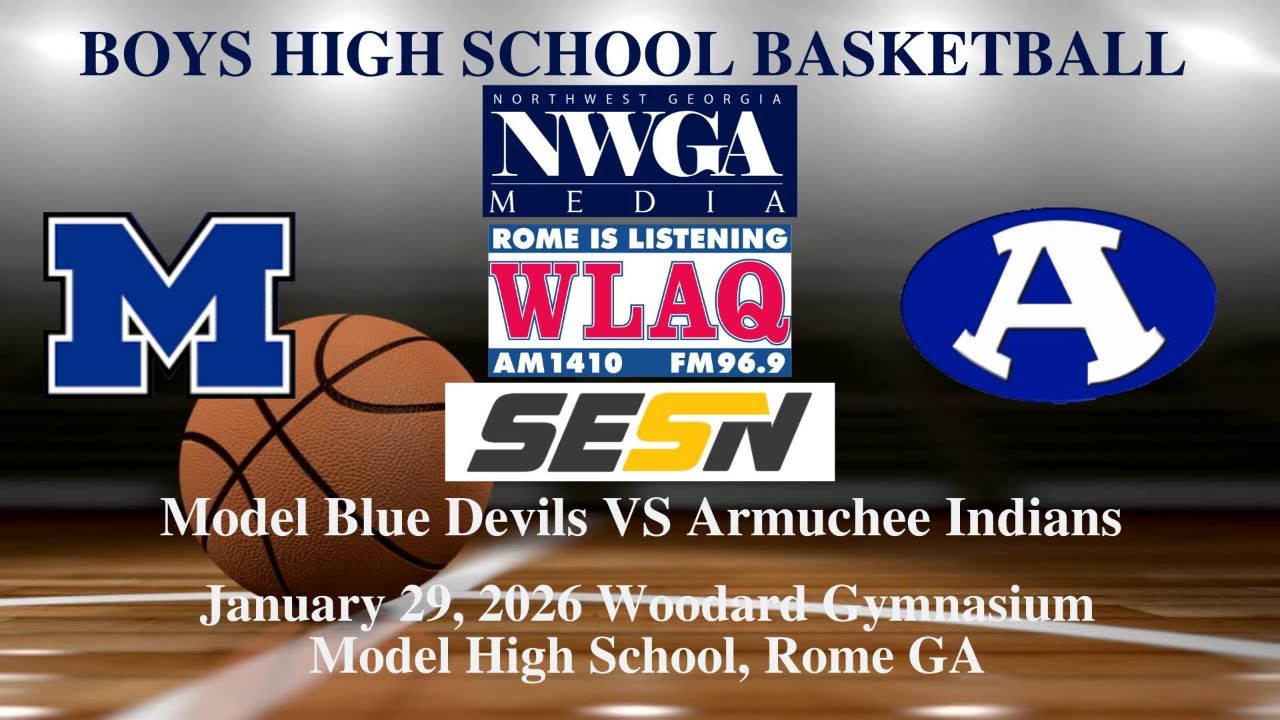 Model vs Armuchee | Varsity Boys Basketball Live | Jan 29
