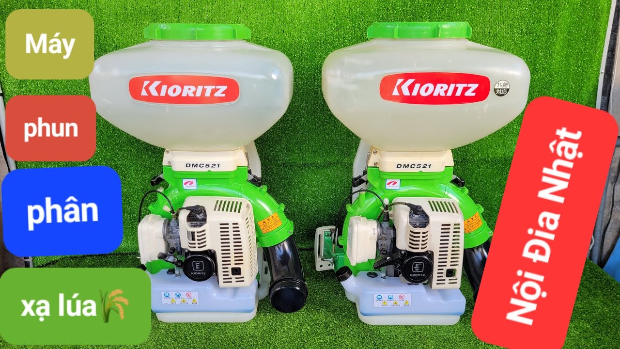 25/4 🐍 Máy phun phân xạ lúa🌾Kioritz 52cc 💖 Thùng 26 lít 😘 Nội Địa Nhật 😚🫰