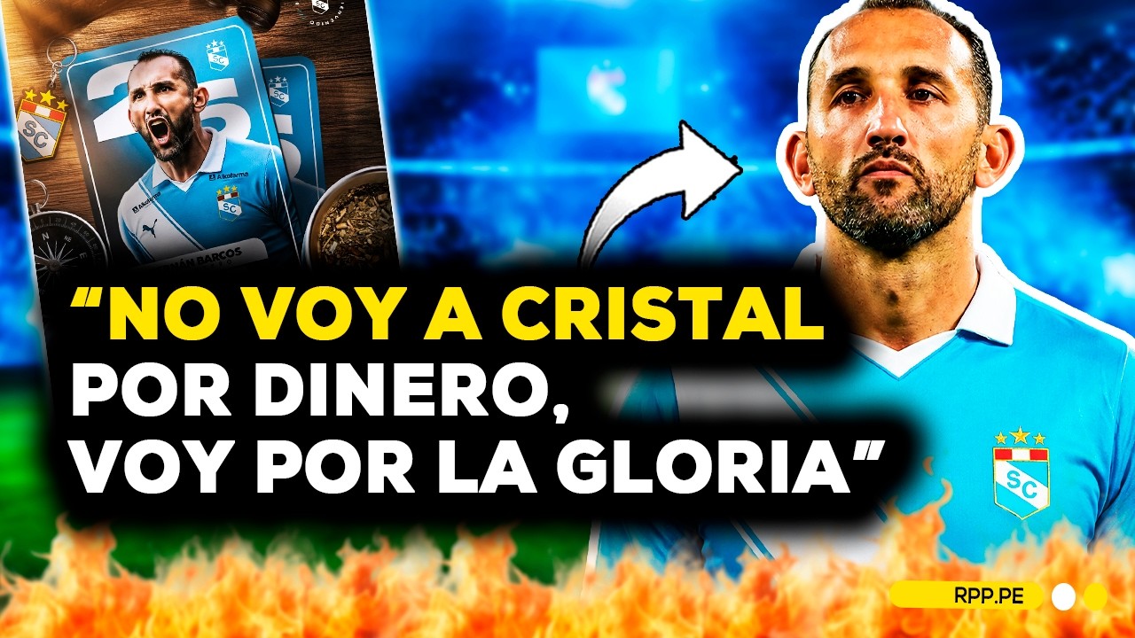 Hernán Barcos y su confesión tras fichar por Sporting Cristal