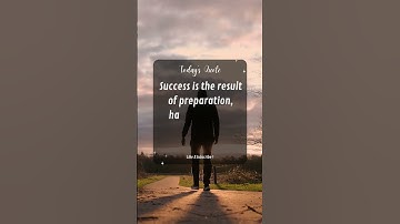 Success is Built on Preparation, Hard Work & Learning from Failure | Motivational Quotes for Work