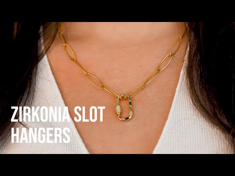 Musthave sieraden creëren met zirkonia slot hangers - Goud