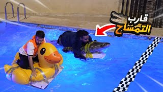 اسرع قارب يفوز🏆( قارب التمساح الاسطوري!!🔥)