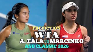 Download Lagu Alexandra Eala vs Petra Marcinko | ASB Classic 2026 | Tennis Prediction MP3