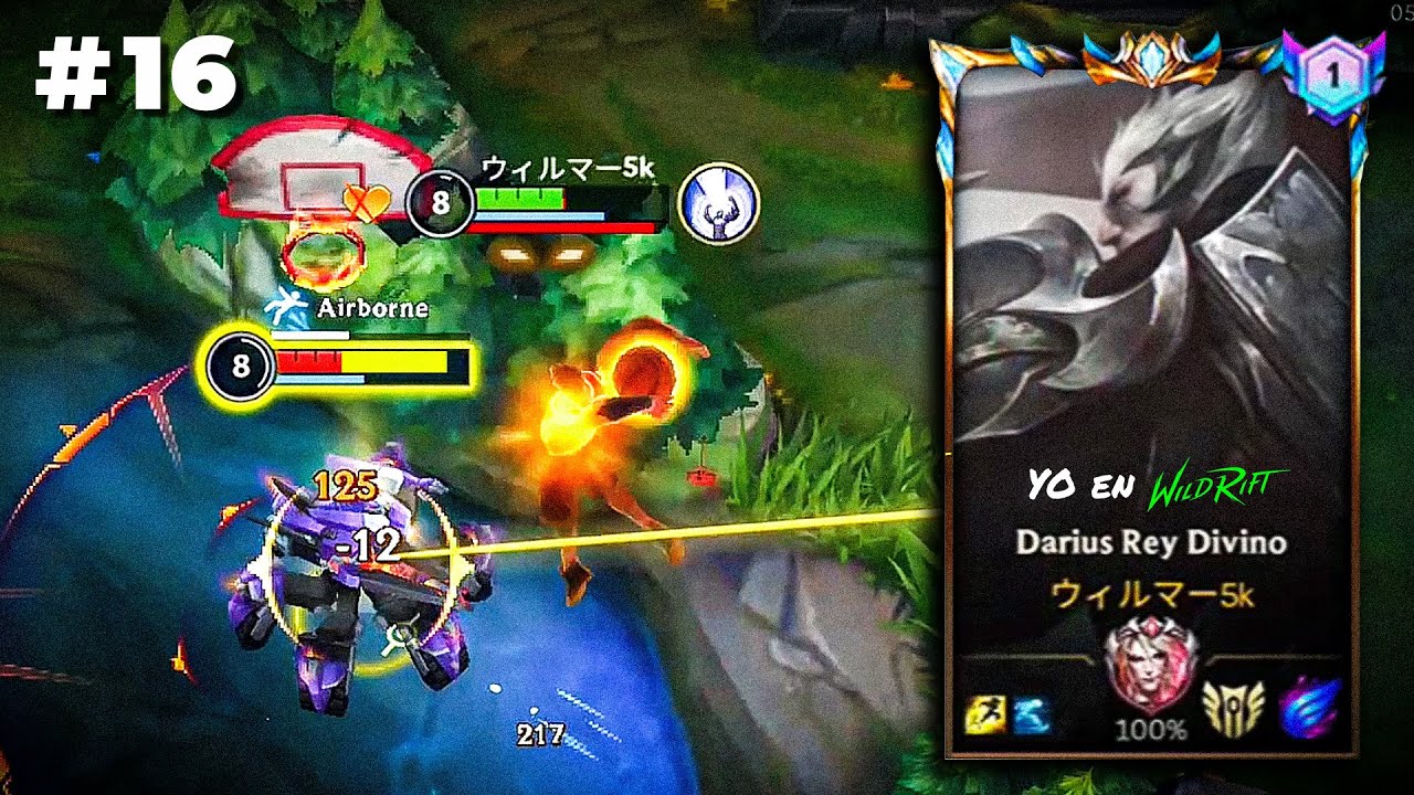 TOP 1 DARIUS MONTAGE #16 👑 || YO en WILD RIFT