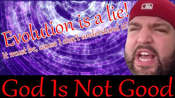 Evolution Destroyed in 3 Minutes, in 5 Minutes, Refuted in 18 minutes