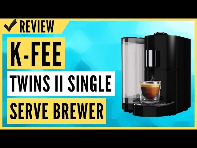Shop K-fee Twins II Single Serve Coffee & Espresso Machine Black and Copper
