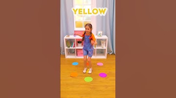 🎨 COLOR JUMP GAME for KIDS! Active PLAY with COLORS 🌈🎯 #shorts #kidsvideo