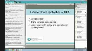 OLS HLP 8: International humanitarian law and human rights law in armed conflict