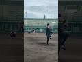 大津亮介：ピッチング(後ろから)