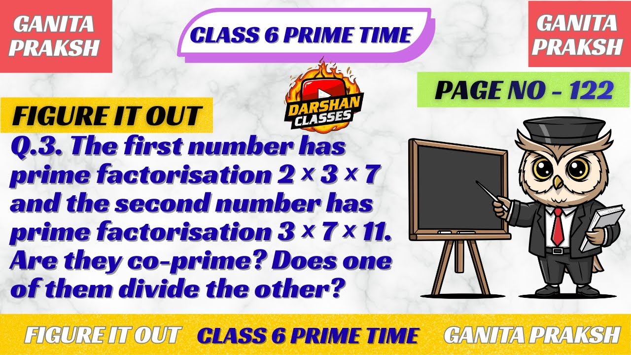 The first number has prime factorisation 2 × 3 × 7 and the second number has prime factorisation
