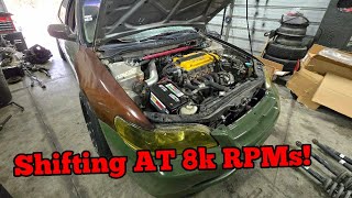 ALL MOTOR JDM H23A VTEC SWAPPED HONDA | Swapped The Hybrid Shifter For Stock Prelude Unit | IT RIPS!