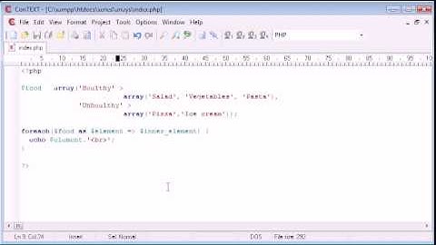 Beginner PHP Tutorial 41 for each Statement