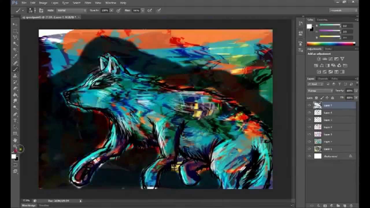 5th improv Speed painting by our lead EjProject artist. Photoshop digital painting