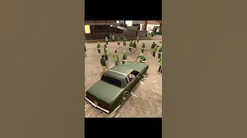 Live Action: 2 Ballas Vs. GSF Full Gang | #gta #gtasa #gtasanandreas #shorts #short #viral #gaming