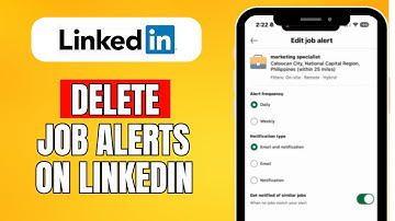 How To Delete Job Alerts On LinkedIn (2024) Quick And Easy