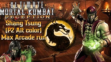 Ultimate Mortal Kombat Deception Shang Tsung(P2 ALT color)MAX arcade run