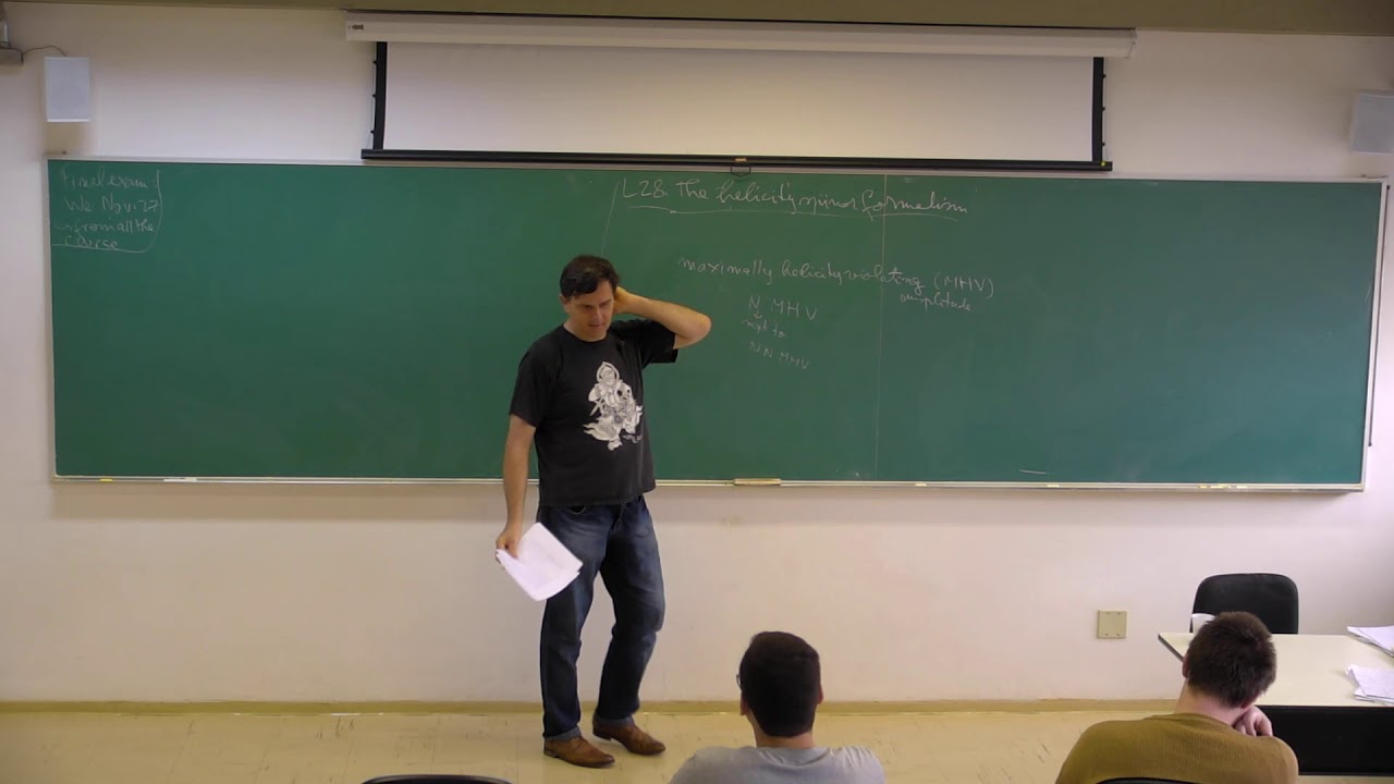 Course: Quantum Field Theory I - Lecture 28 - YouTube