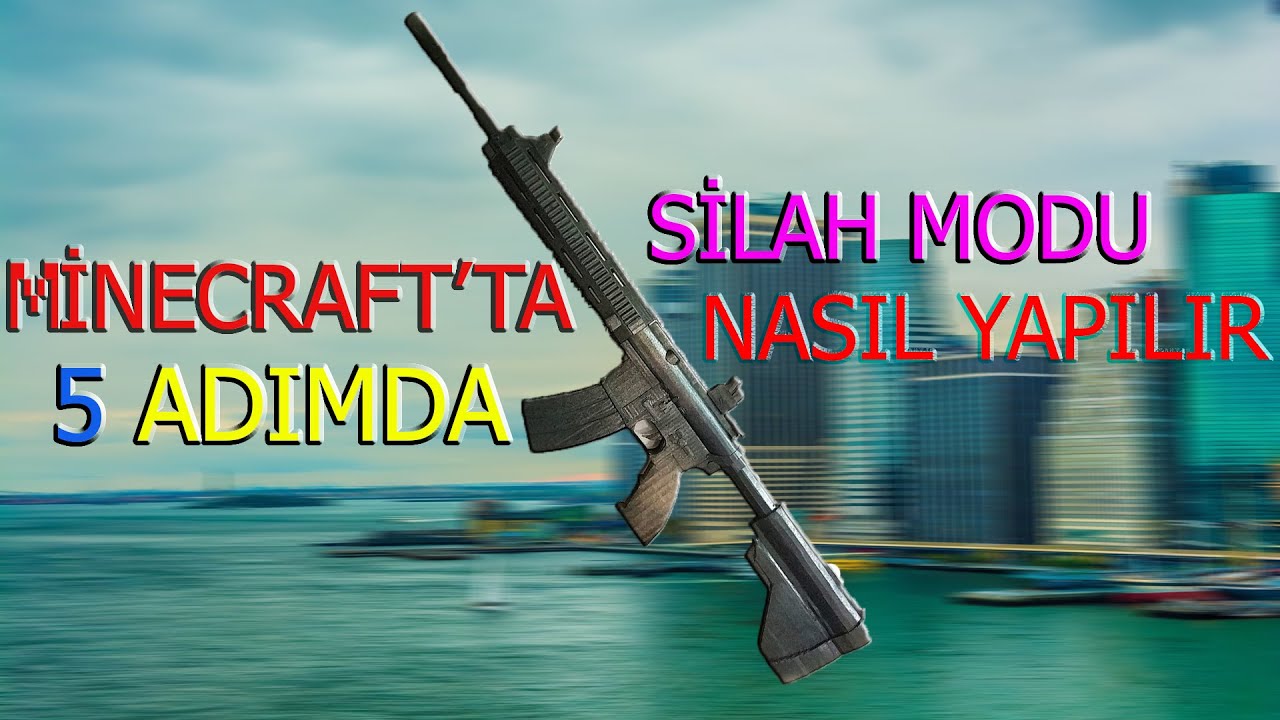 Minecraft 5 Adımda Silah Modu Nasıl Yapılır YouTube