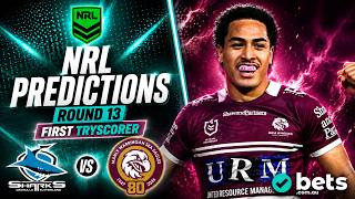 Cronulla Sharks vs Manly Sea Eagles - Round 13 NRL Tryscorer Tips & Predictions