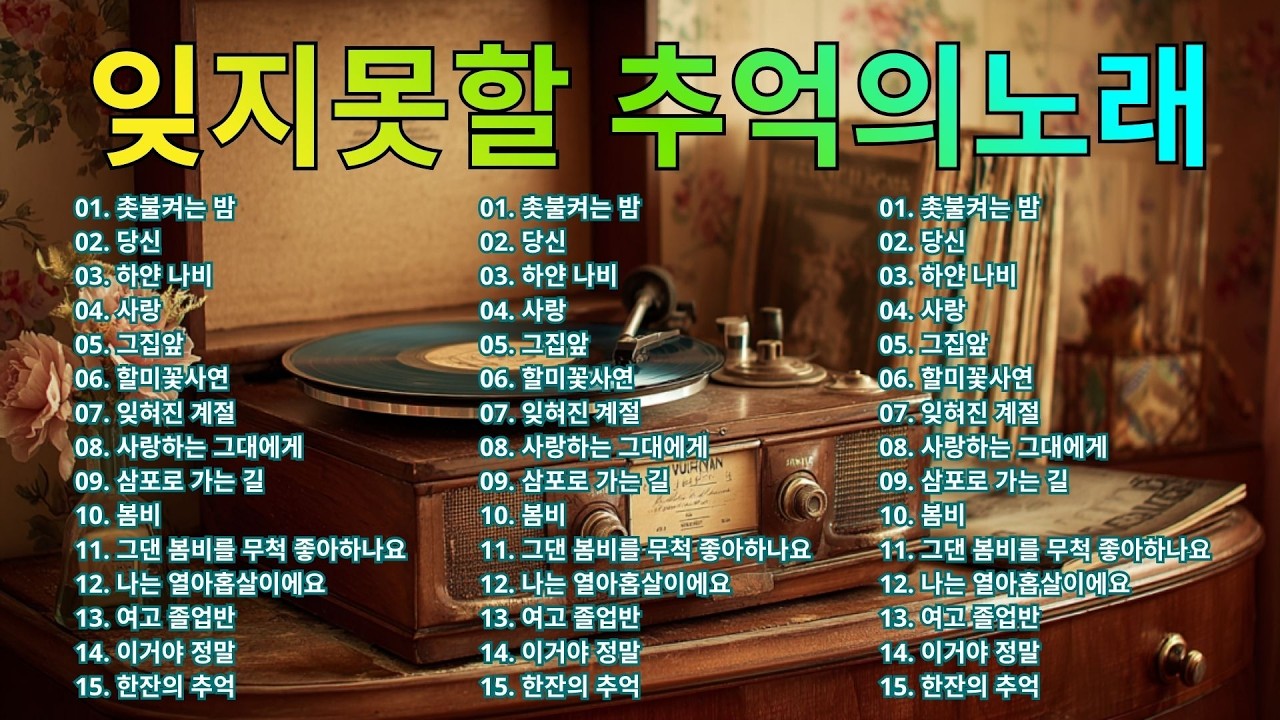 💛 7080 시대별 애창곡 📻 일할때 듣기좋은 광고없는 7080 노래모음 📻 통기타 선율 속에 스며든 첫사랑의 기억 💛 ...