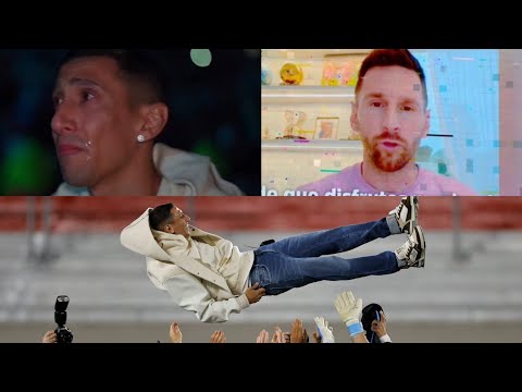 دي ماريا لم يستطيع تمالك نفسه بعد رسالة وداعية من الأسطورة ليونيل ميسي وسط أجواء تاريخيه