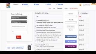 Classified Ads - Posting on ICLASSIFIER.com