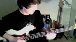 Double thump and double pluck slap bass improvisation