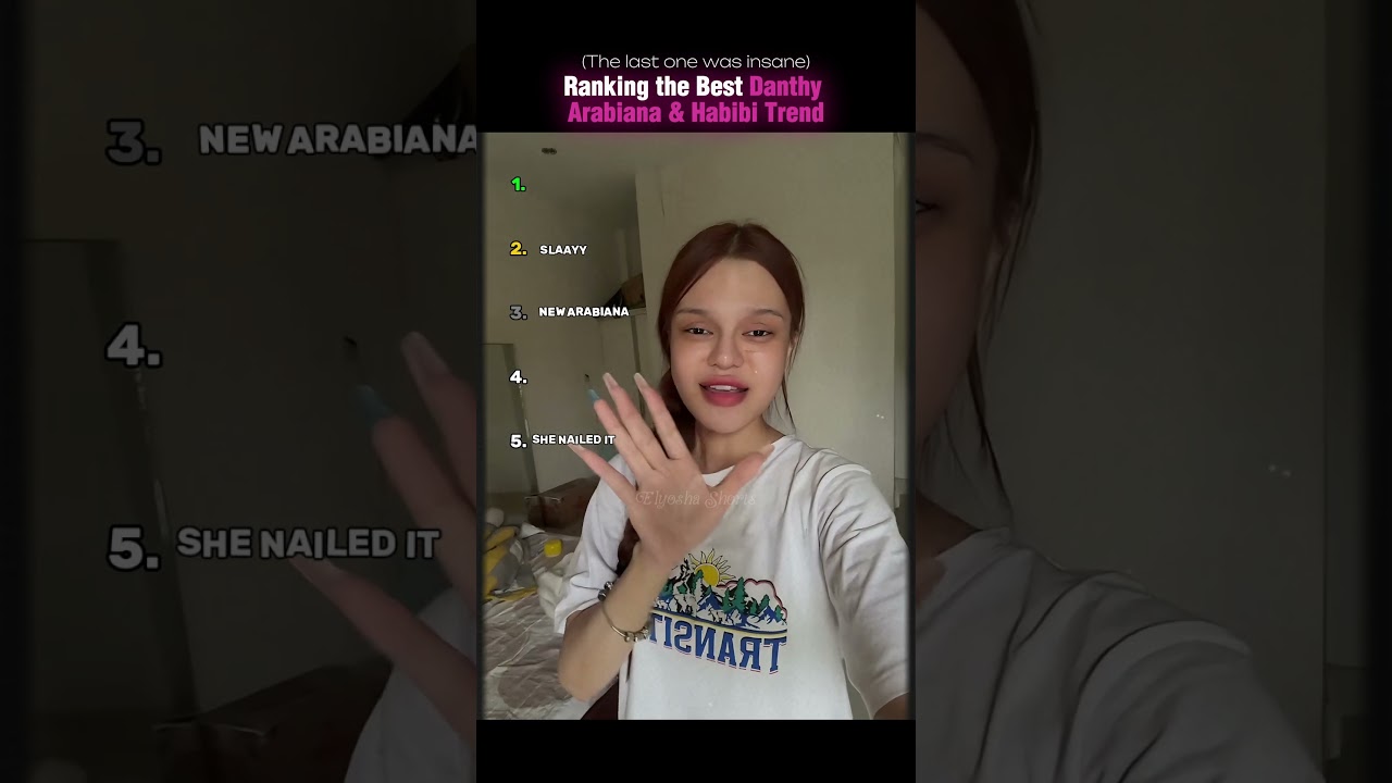 Ranking the Best Danthy Arabiana & Habibi Trend #shorts #makeup #tiktok #trending