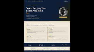 Supercharging Your Exam Preparations with Artificial Intelligence
