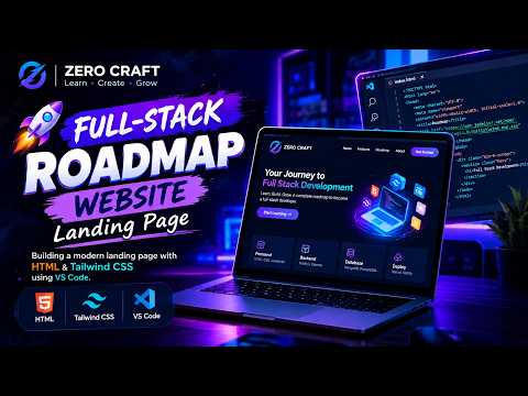 Roadmap Website Landing Page |  HTML & Tailwind CSS