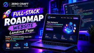 Roadmap Website Landing Page |  HTML & Tailwind CSS
