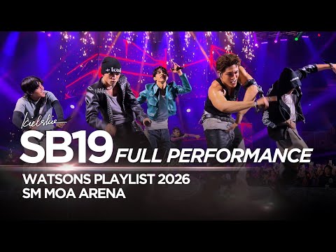 [4K] SB19 on Watsons Playlist 2026 FULL PERFORMANCE at SM MOA Arena 5-31-2026 | KIELSKIE