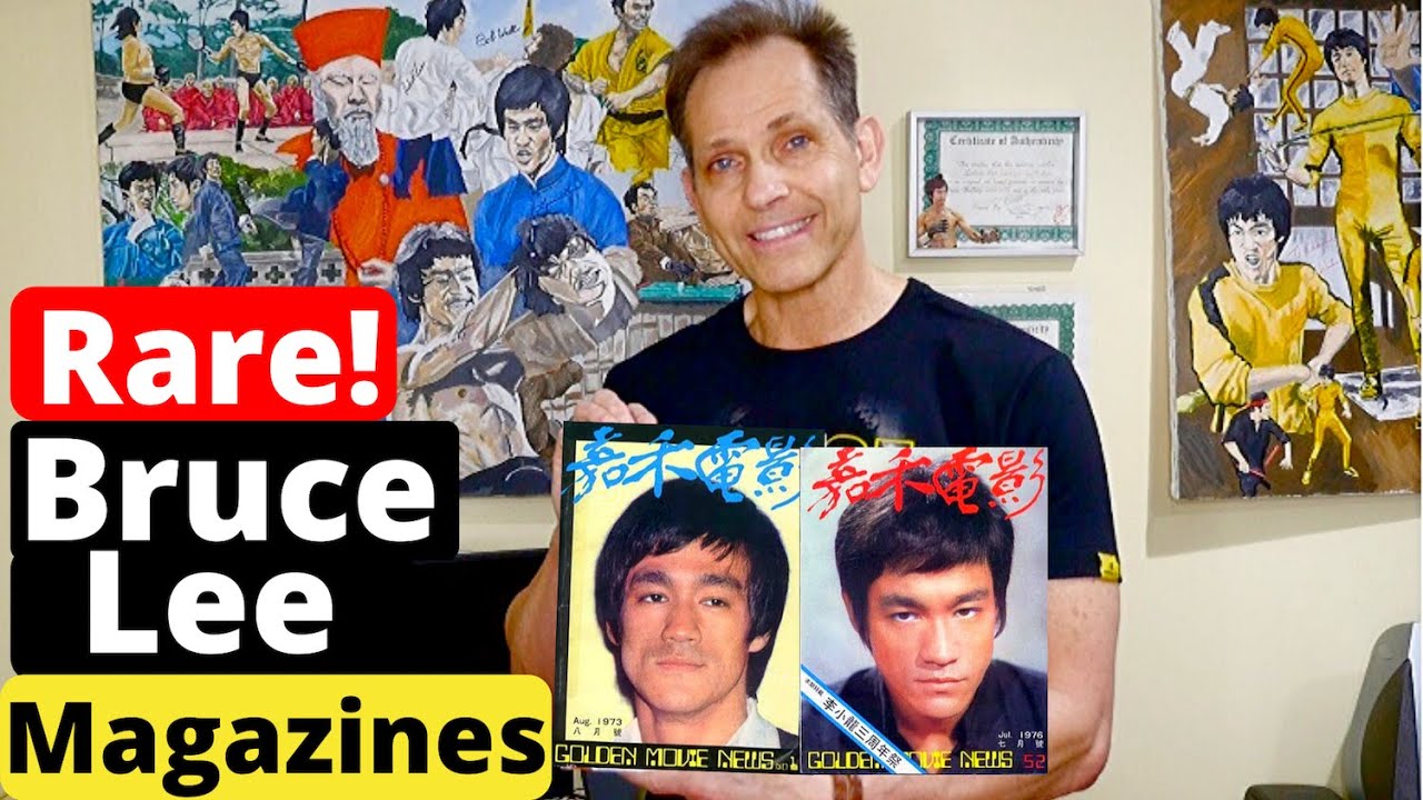 RARE BRUCE LEE MAGAZINES!  Top 5 vintage Golden Movie News magazines from the 1970's!