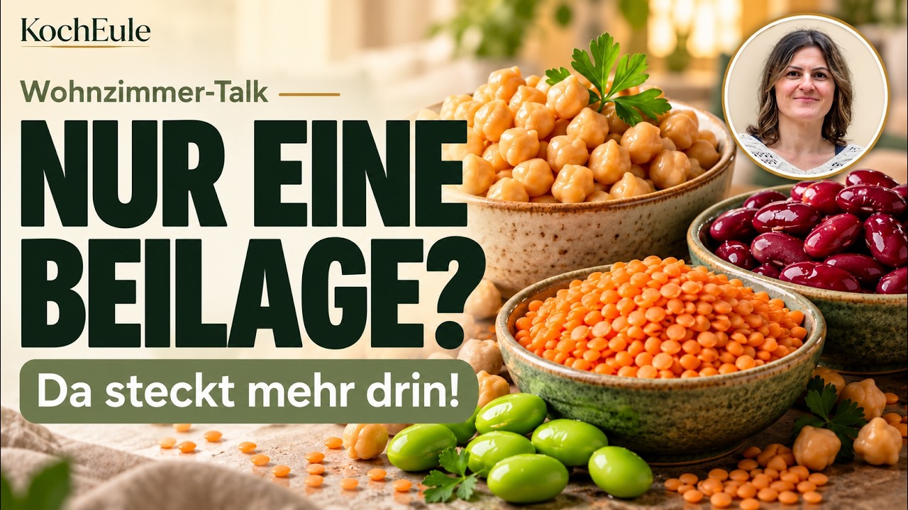 Hülsenfrüchte unterschätzt? Was in Linsen, Bohnen & Co. steckt ♥️ 𝑲𝒐𝒄𝒉𝑬𝒖𝒍𝒆 WohnzimmerTalk