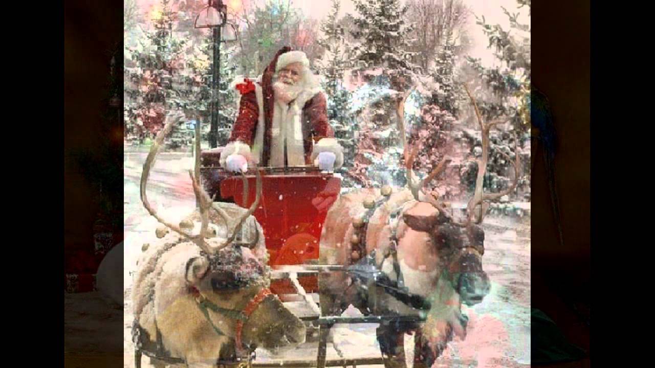 Mikołaj, dzwonią dzwonki sanie toczą się