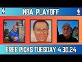 Tuesday 4/30 NBA Playoff Picks - Don&#39;t Miss Out On These Winning Selections! #nbaplayoffs