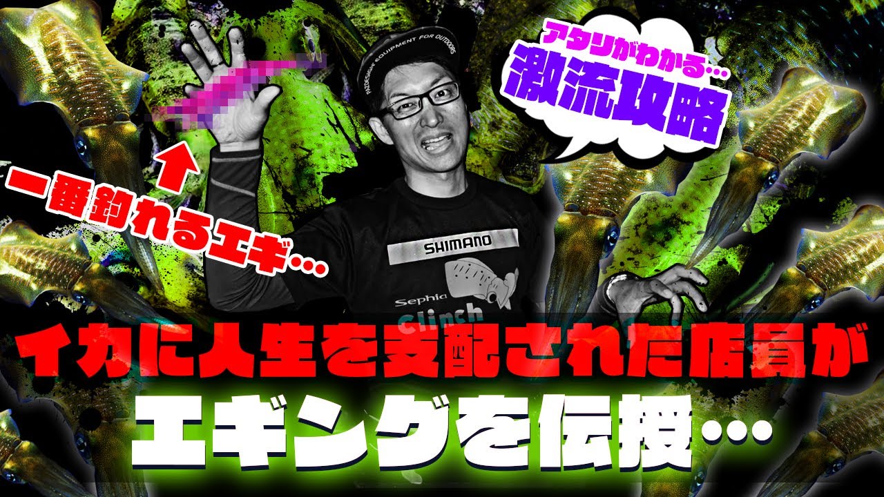 明石大橋の下でケンサキイカ爆釣 ガチ店員が教えるケンサキイカの釣り方 Youtube