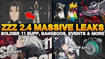 NEW UPDATE! ZZZ 2.4 LEAKS: Ye Shiyuan Exaltist? Soldier 11 Rework, Events & More | Zenless Zone Zero