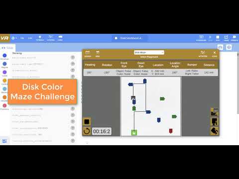 VR-Disk Color Maze Demo
