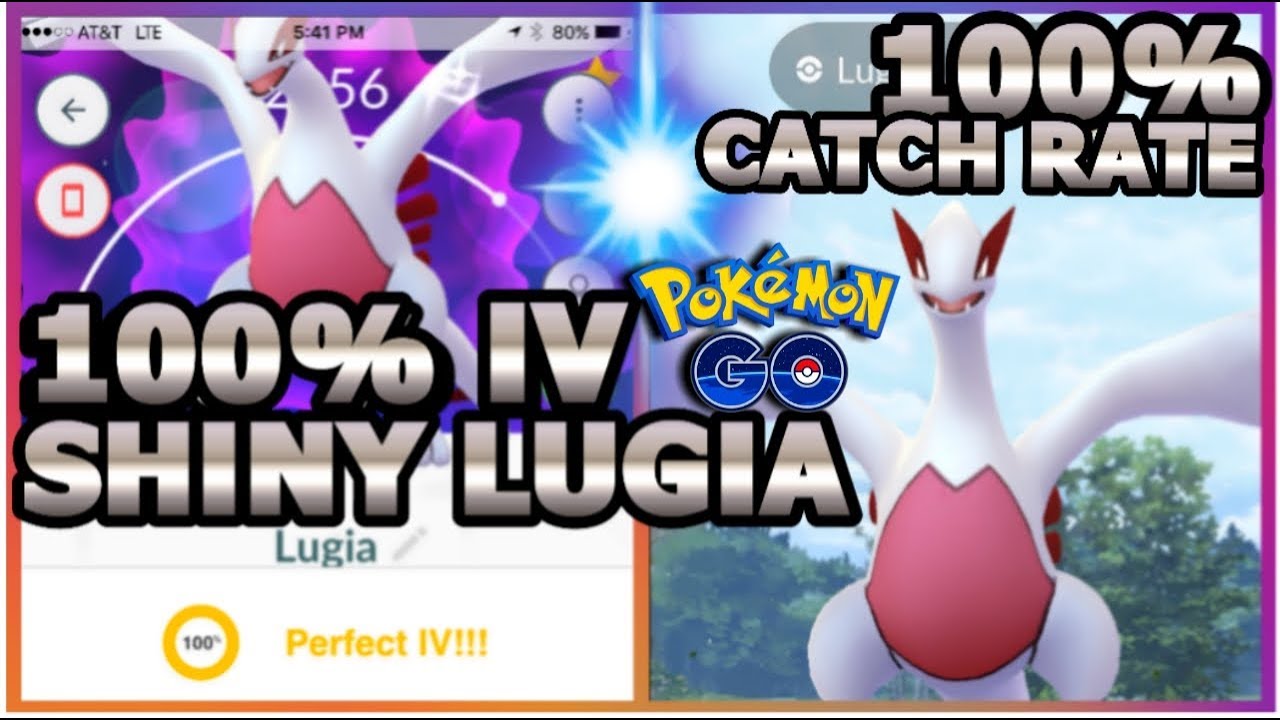 Pokemon Go ✨Shiny Lugia ✨ 30d or registered 🎆 2019 year HIGHER LUCKY %!