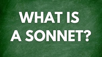 What is a sonnet?