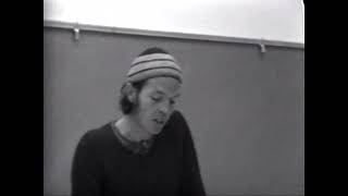 Tom Clark, 1973, Reading His Poems From Blue Black Sparrow Press, 1974 The Poetry Center