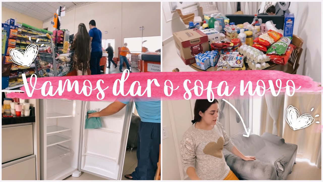 NOSSA COMPRA DO MÊS E ORGANIZAÇÃO DA GELADEIRA!  💕