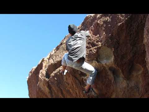 Beta Video for climb New Religion v7, Hueco Tanks