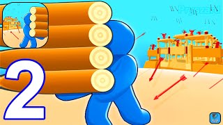 Stack Build IO: Brick Castle - Gameplay Walkthrough Part 2 Tutorial Levels 7-12 (iOS,Android)