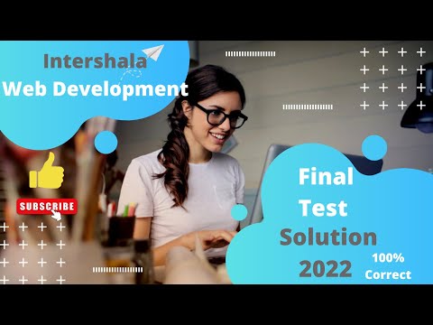 Internshala Web Development Final Test Solution |web development final project Answers 2022 |
