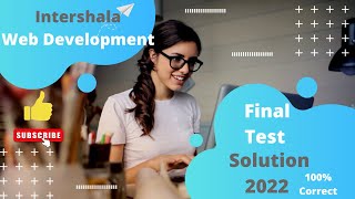 Internshala Web Development Final Test Solution |web development final project Answers 2022 |