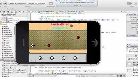 Expansion from iPhoneGameTutorials - Tower Defence
