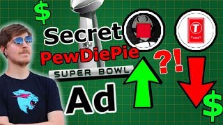 Does MrBeast Have a PewDiePie Super Bowl Ad (2019 Commercial)